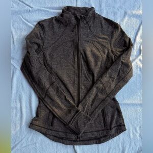 Lululemon Define Jacket Grey and White SZ 10